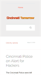 Mobile Screenshot of cincinnatitomorrow.com